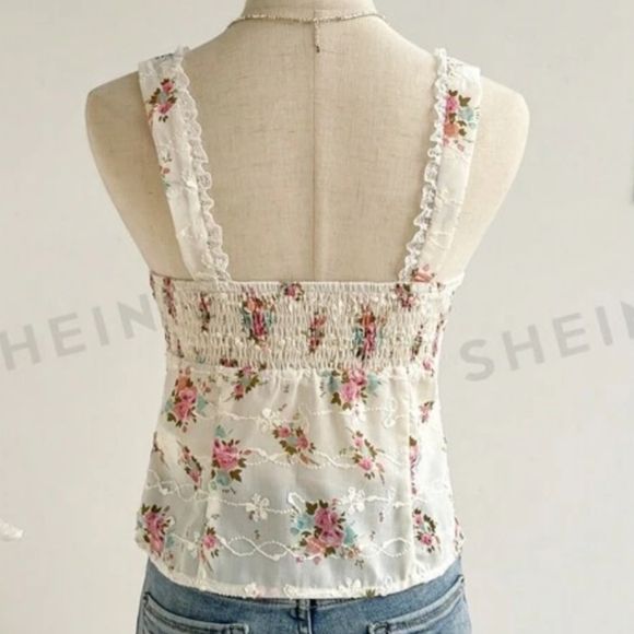 Floral Corset Top - Picture 2 of 8